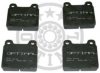 OPTIMAL 2131 Brake Pad Set, disc brake